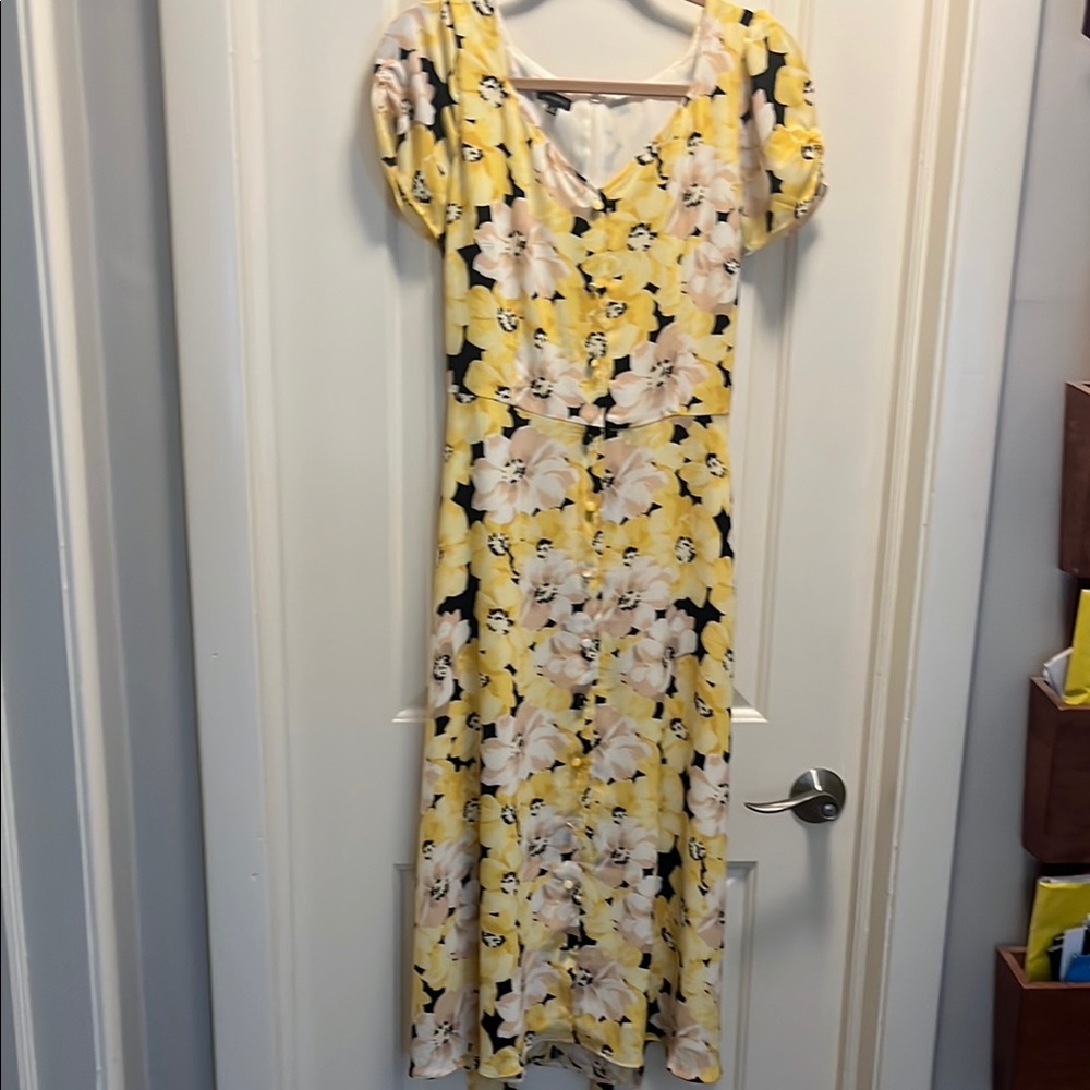 Floral Yellow Dress